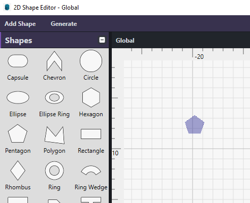 Add Pentagon Shape